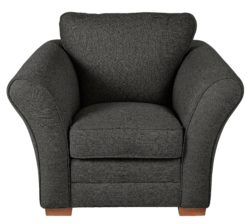 Heart of House Thornton Fabric Chair - Charcoal.